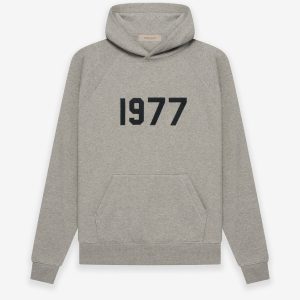 Essentials 1977 Hoodie – Dark Gray