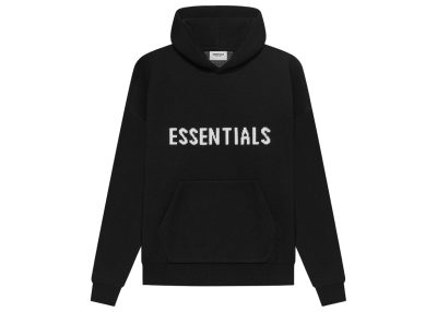 Fear of God Essentials Knit Pullover Hoodie Black