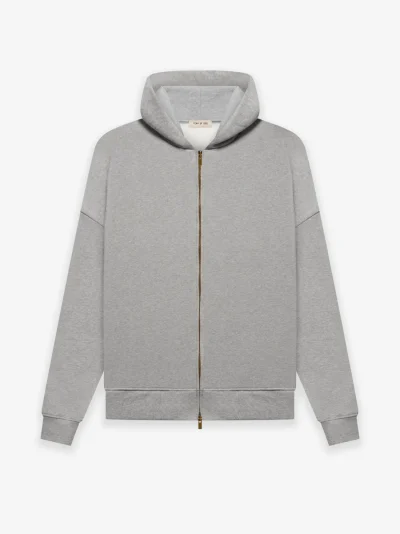 Eternal Fleece Zip Hoodie Warm Heather Grey