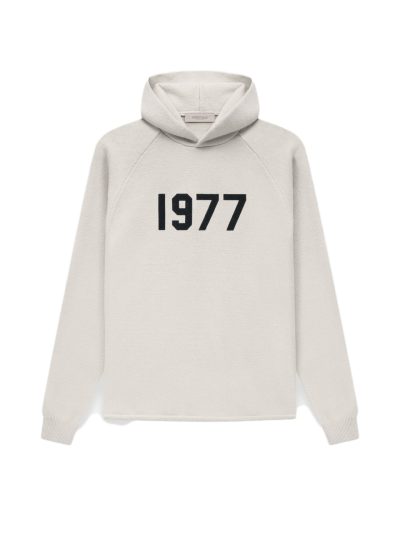 Fear Of God Essentials 1977 Knit Hoodie White