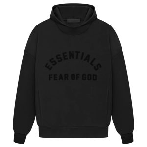 Fear of God Essentials Hoodie Black