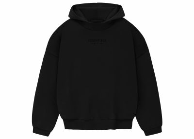 Fear of God Essentials Hoodie Jet Black