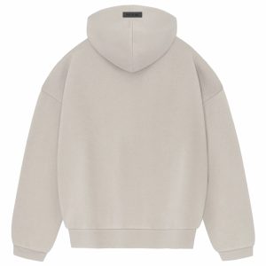 Fear of God Essentials Hoodie Silver Cloud