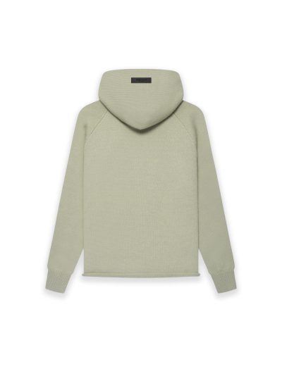 Fear Of God Essentials Kids Big E Knit Hoodie Seafoam