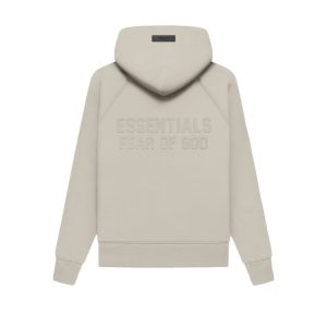 Fear Of God Essentials Kids Full-Zip Hoodie Smoke