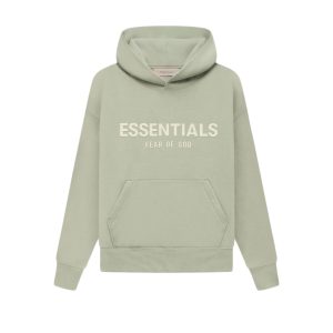 Fear Of God Essentials Kids Hoodie Seafoam