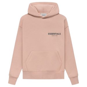 Fear Of God Essentials Kids Pullover Hoodie Matte Blush