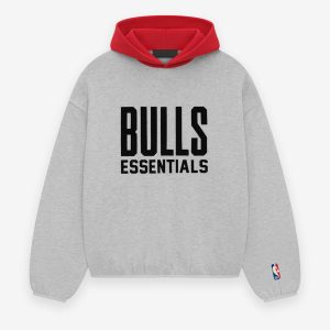 Essentials Bulls Hoodie Light Heather