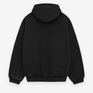 Essentials Fear of God Shrunken Hoodie Black