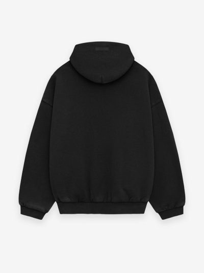 Essentials Fear of God Shrunken Hoodie Black