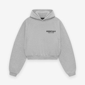 Essentials Women’s Fleece Cropped Hoodie