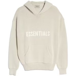 Fear Of God Essentials Knit Pullover Hoodie (SS21) Stone/Oat