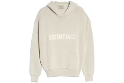 Fear Of God Essentials Knit Pullover Hoodie (SS21) Stone/Oat