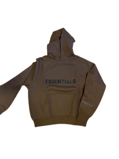 Essentials Hoodie – Brown