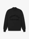 Essential Crewneck Jet Black