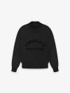 Kids Essentials Crewneck Jet Black