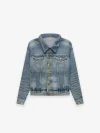 Essentials Kids Trucker Jacket Indigo