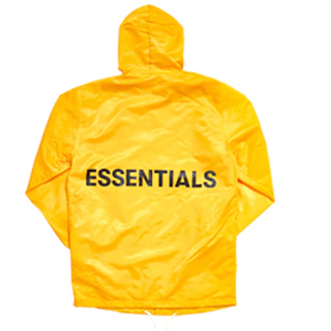 Fear of God Essentials Hooded Coach Jacket Yellow