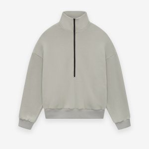 Essentials Fleece Half Zip Mockneck