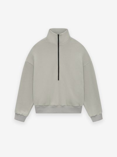 Essentials Fleece Half Zip Mockneck