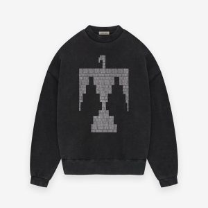 Essentials Thunderbird Crewneck Sweatshirt Black