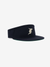 Fitted Visor Blue Hat