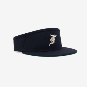 Fitted Visor Blue Hat