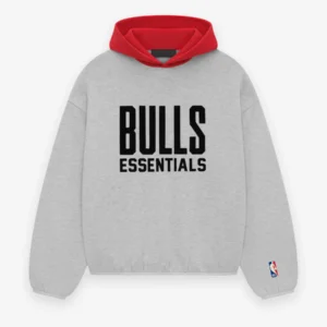 Bulls Essentials Gray Hoodie