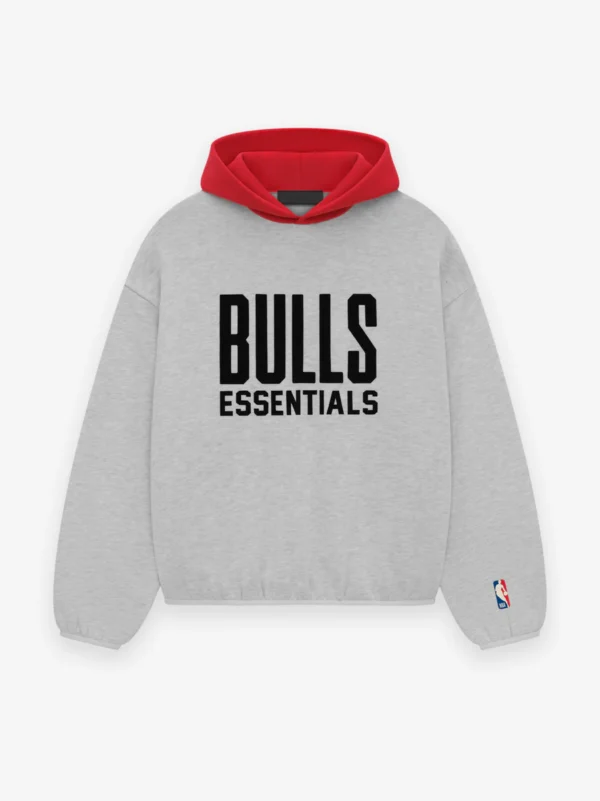 Bulls Essentials Gray Hoodie