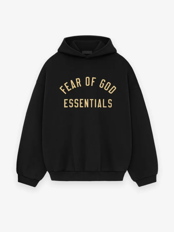 Essentials Fear Of God Fleece Hoodie Black