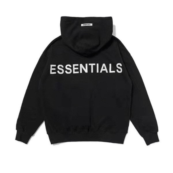 Black Essential Hoodie