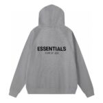 Essentials Fear of God Hoodie Light Gray