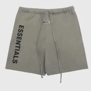 Fear of God Essentials Logo Shorts Grey