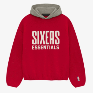 Essentials Sixers Pullover Hoodie Red