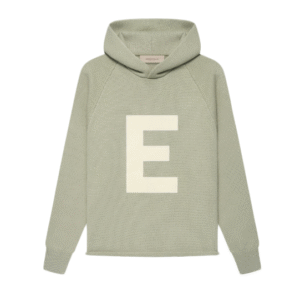 Essentials Fear Of God Kids Big E Knit Hoodie Seafoam