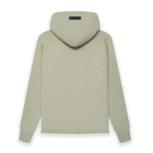 Essentials Fear Of God Kids Big E Knit Hoodie Seafoam