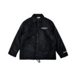Fear of God Essentials Coach Jacket Jet Black