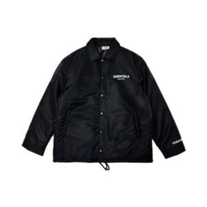 Fear of God Essentials Coach Jacket Jet Black