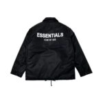 Fear of God Essentials Coach Jacket Jet Black