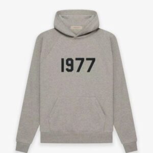 The Signature 1977 Essentials Pullover Light Gray Hoodie