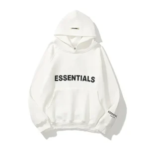 ESSENTIALS Oversized White Hoodie