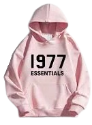 1977 Essentials Pink Hoodie - essentials hoodie