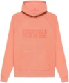 Fear of God Coral Pink Essentials Hoodie