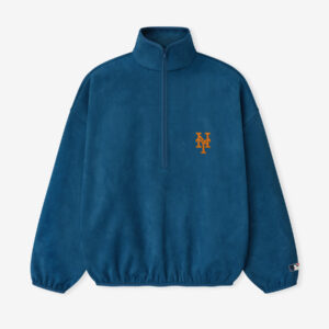 Mets Suede Fleece ESSENTIALS Modern Half Zip